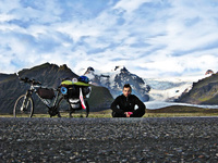 Katowiczanin rowerem jedzie na Islandię