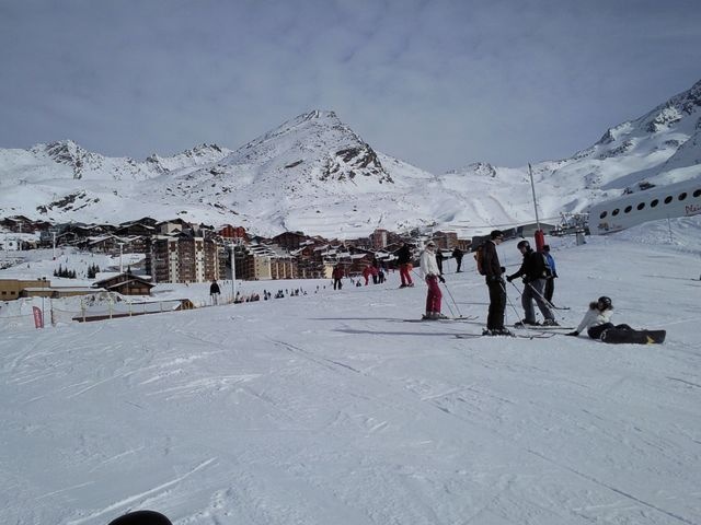 Val Thorens - widok z dołu