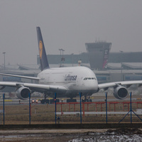 Airbus A380 w Warszawie