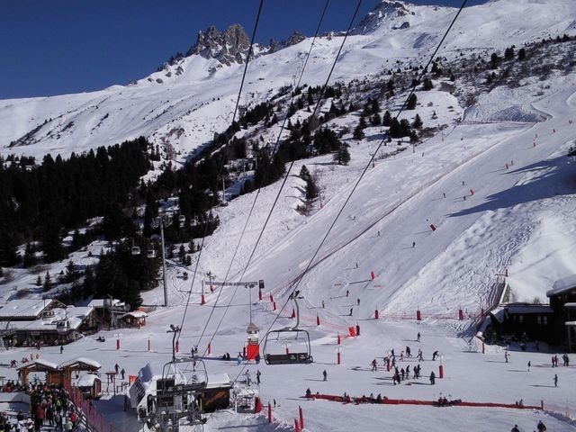 Widok na Meribel